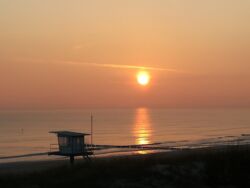 Fasten an der Ostsee, Fastenkur Ostsee Heilfasten Buchinger, Sonnenaufgang über der Ostsee